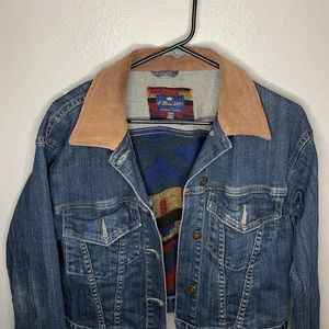 Vintage Cropped Jean Jacket